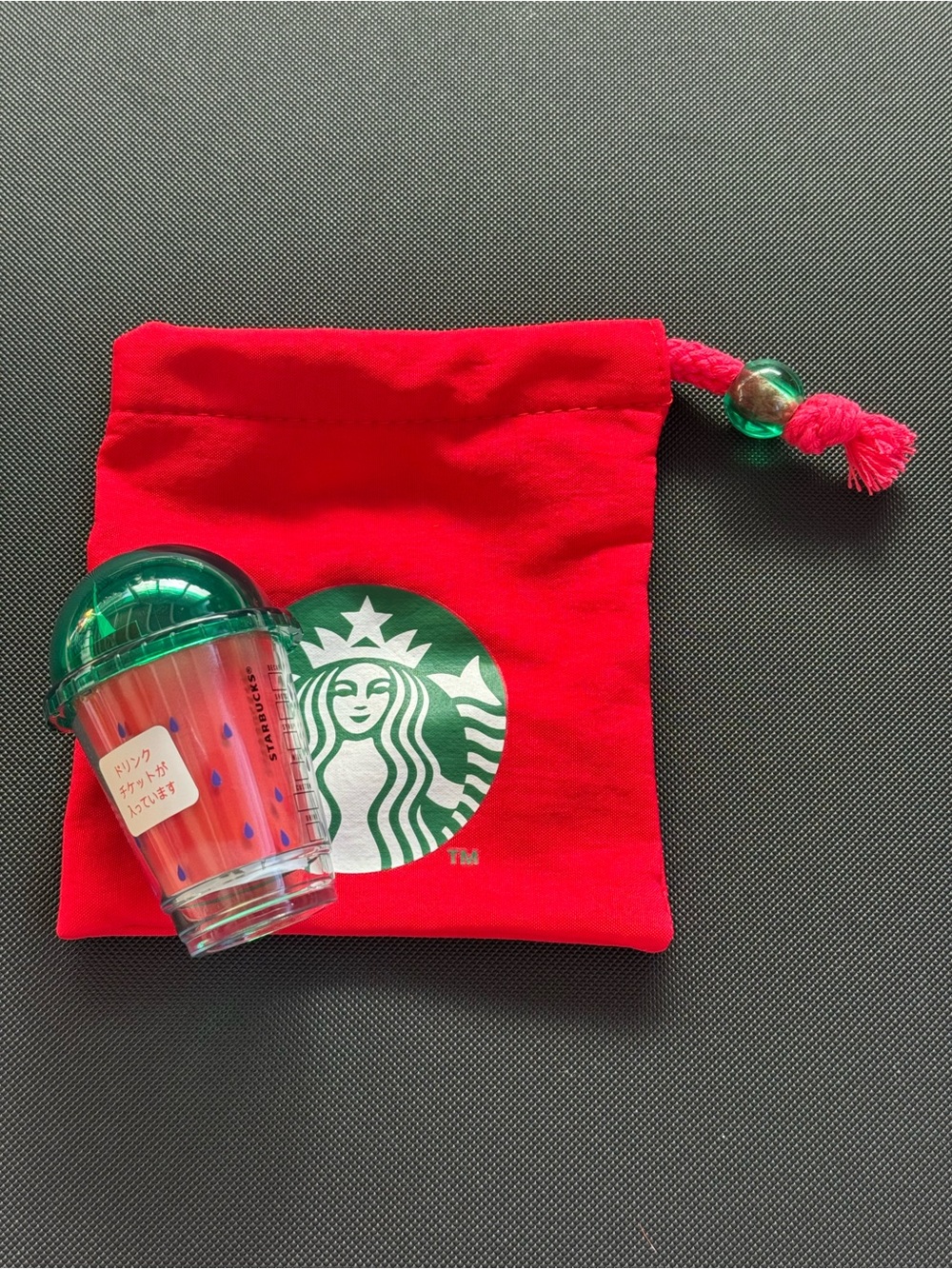 Starbucks Mini Drink Smoothie Coffee Cup w/Pouch Collectible Limited Japan NWT